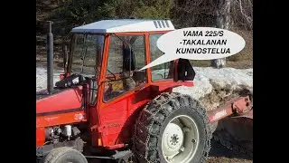 Vama 225/S takalanan k&auml;ytt&ouml;kunnostusta