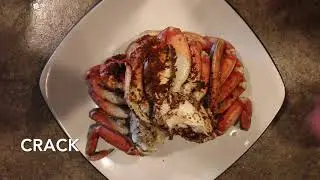 Simple Seafood Recipes Episode 1 - Cooking Dungeness Crab Sections in under 10 minutes