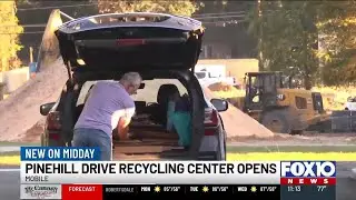 Following months of construction, Pinehill Drive recycling center is back open