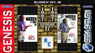 Sega Genesis Vs Sega Saturn - Madden NFL 98