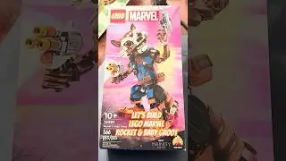 Lego Marvel Rocket | Let&rsquo;s Put It Together #lego #legobuild #legomarvel #legos