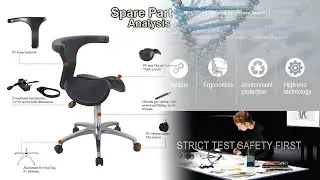 A special furniture- Saddle PU foam laboratory chair Study chair