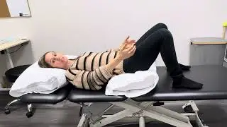 Postpartum Supine Kegel Contraction with Pelvic Floor Supported 