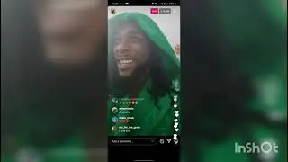 Burna Boy live video on Instagram from his Big Mansion