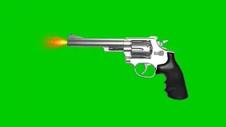 Revolver Gun Fire Green Screen Effects HD || Crazy Editor