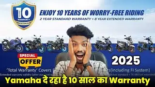 Yamaha india Launches 10 Years Warranty - All Yamaha Bike || Special Offers By Yamaha Company 2025