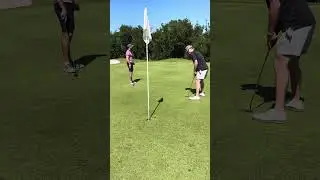 Playing 18 holes at Key West golf course