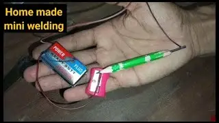 How to make homemade mini welding plant at home
