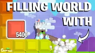 FILLING WORLD WITH 5400+ SHIFTY BLOCKS (unreal) - Growtopia