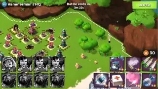 How to beat Hammerman's HQ 50 | Headquarter Level 50 | Boom Beach