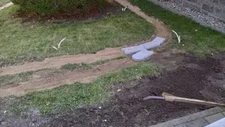 Bau meiner Gartenbahn #007 Erdarbeiten