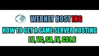 How to get a game server host | Webnet Official