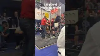Braxtyn Sandford senior from Sulphur Oklahoma. #espn #staterecord #powerlifting #weightlifting