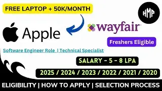 Apple Hiring 2024😍 | wayfair internship |  apple technical specialist | 2024 batch hiring | hiring