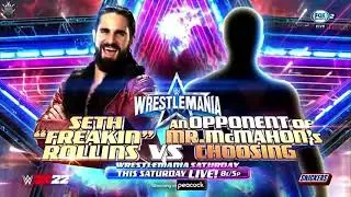 WWE Wrestlemania 38 Official And Full Match Card HD