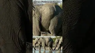 Extreme Survival WildlifeWild  Animal Encounter In Elephant Herd Safari SanctuaryNational Park #11