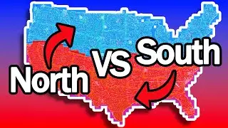 Гражданская война в США 2.0 с 50 современными штатами?! - (WorldBox)