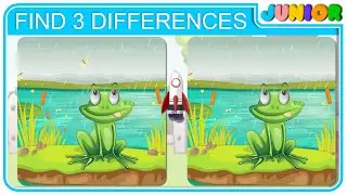 Spot the Difference Game | Find the Difference Games | Brain Test Game @NurseryRhymesJunior | NRJ
