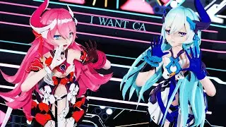 [MMD/4K]붕괴3rd(Honkai/崩坏) Rozaliya/Liliya - Welcome to Virtual Park(HIME&HINA)