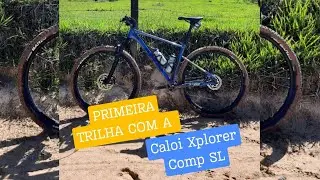 Primeira trilha com a Caloi Xplorer Comp SL 2024