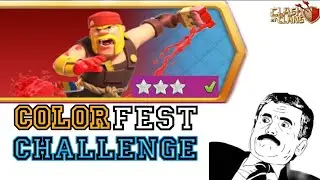 COLOR FEST CHALLENGE (CLASH OF CLANS #clashofclans #clashofclansvideos #clashofclanevent
