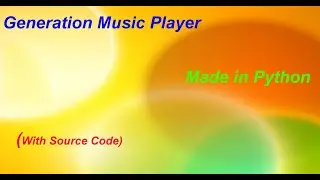 Music Player made in Python by Tkinter