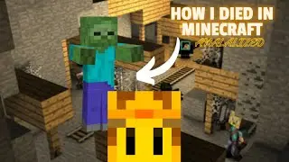 I DIED TO ZOMBIES IN A MINESHAFT #minecraftdeath #minecraftmining 