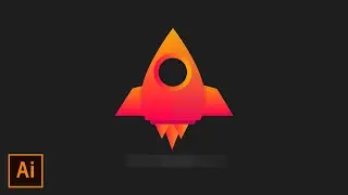 How to design a gradient logo | Adobe Illustrator Tutorial