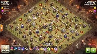 CoC TH11 vs TH11 bowitch 3 star (march 2017 update)