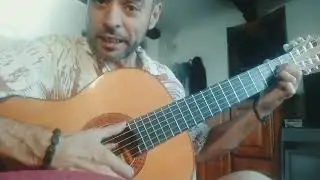 Video 18, Aprende Guitarra española desde 0. CLAVELITOS En TONO LA.