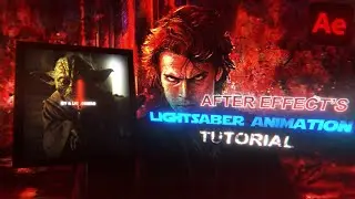 Lightsaber Animation For Your'e Tiktok Edit's; After Effects Tutorial