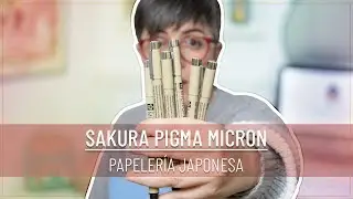 Probando los SAKURA PIGMA MICRON | Rotuladores de punta fina | RESISTENTES AL AGUA