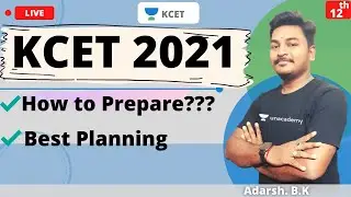 Unacademy KCET | KCET 2021 | Preparation Tips | Best planning | Crack KCET