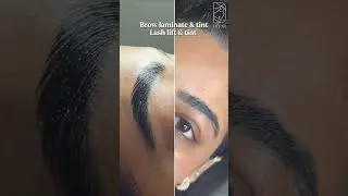 Brow Lamination + Lash Lift ✨ No-Makeup Look | Depar Salon | Hyderabad | Madhapur | Eye Brows