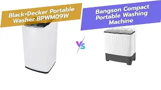 Стиральная машина BLACK+DECKER BPWM09W против портативной стиральной машины BANGSON &ndash; сравнение д...