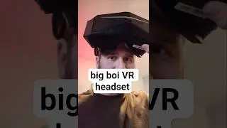 This VR headset is huge lol #pimax #pimaxcrystallight #vr #virtualreality #vrheadset #vrequipment
