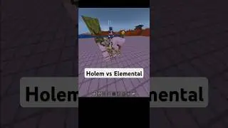 Iron golem mutant vs Unbound Elemental