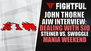 How Scott Steiner Responded To SWOGGLE Match | EC3-SID | John Thorne AIW Shoot Interview 2019