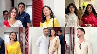 Saraswati Puja  Anurag Basu Office Saiyami Gupta Mahima Chaudhary Fatima Sana Shaikh 