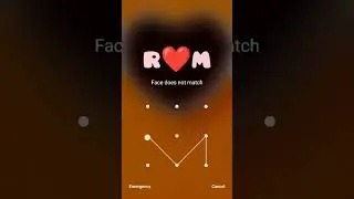 R love M pattern lock ❣️ || R❤M Phone lock || Love status #status