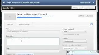 Uploading Videos to YouTube
