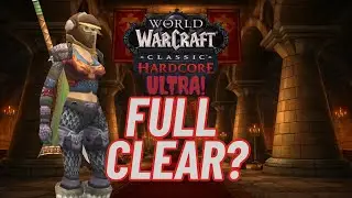 Clearing Scarlet Monastery In ULTRA HARDCORE World Of Warcraft!