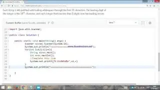 How to solve Java Output Formatting problem in Hackerrank