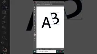 AB TEXT LOGO DESIGN IN ADOBE ILLUSTRATOR INSHORTS #aishorts #illustrator  #adobeillustrator#textlogo