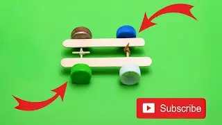 How to make mini Rubber band car / simple car toy #car 