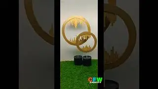 How To Make A DIY Gold Rain Sculpture
