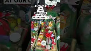 DROPPING OFF THESE CHRISTMAS HAMPERS AT OUR CLIENTS&rsquo; #shorts #shortsafrica #holidayfoodies #santa