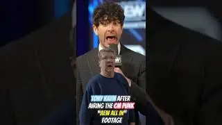 Tony Kahn After Airing The All In London Backstage Footage 🤡 #aewdynamite #cmpunk #tonykahn