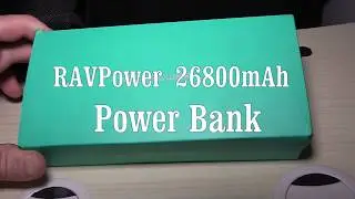 RAVPower USB C 26800mAh Portable Charger Power Bank with iSmart 2.0,Type-C Port iPhone XS/XS