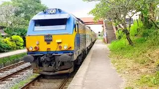 Evening trains in mainline Sri Lanka